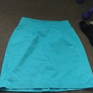 Light blue skirt